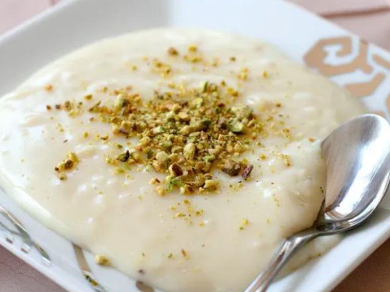 Rice Pudding With Fruits