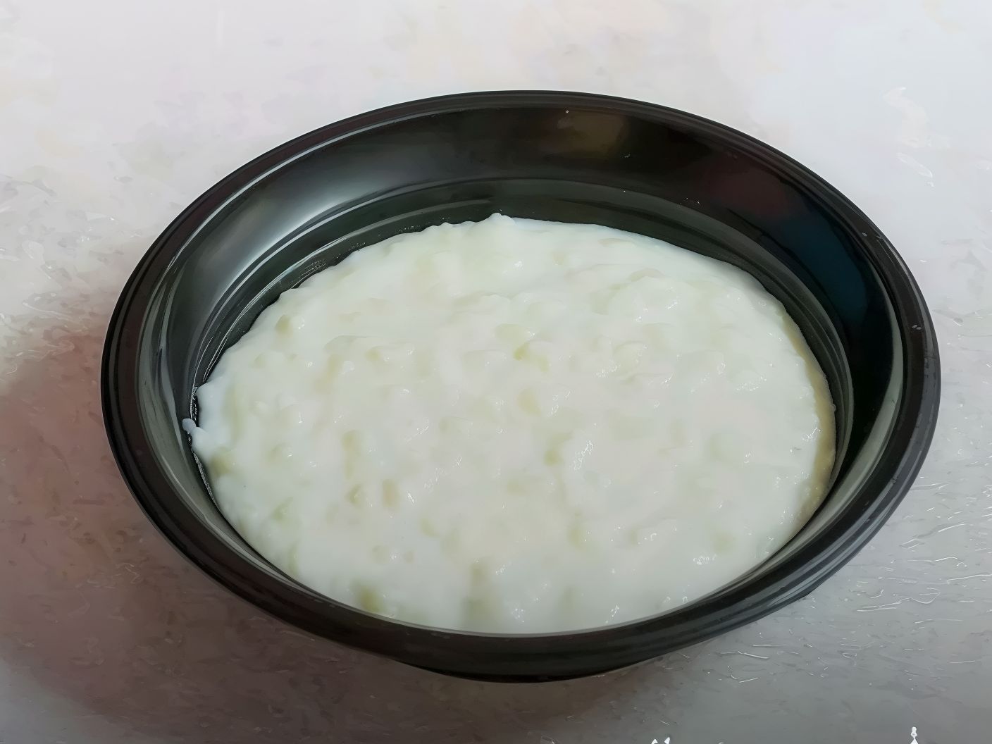 Plain rice pudding