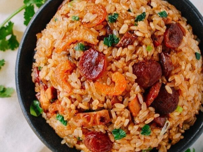 Rice With Oriental Sausage