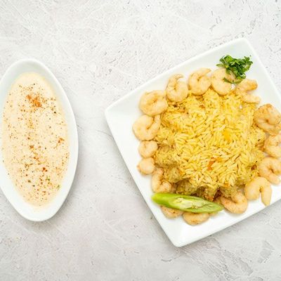Rice With Shrimp Dish