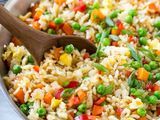 Rice With Vegetables Meal