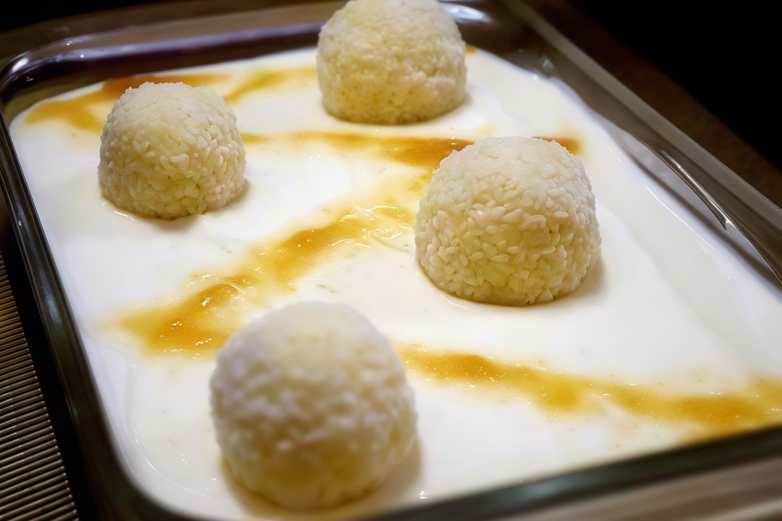 Rice pudding raffaello