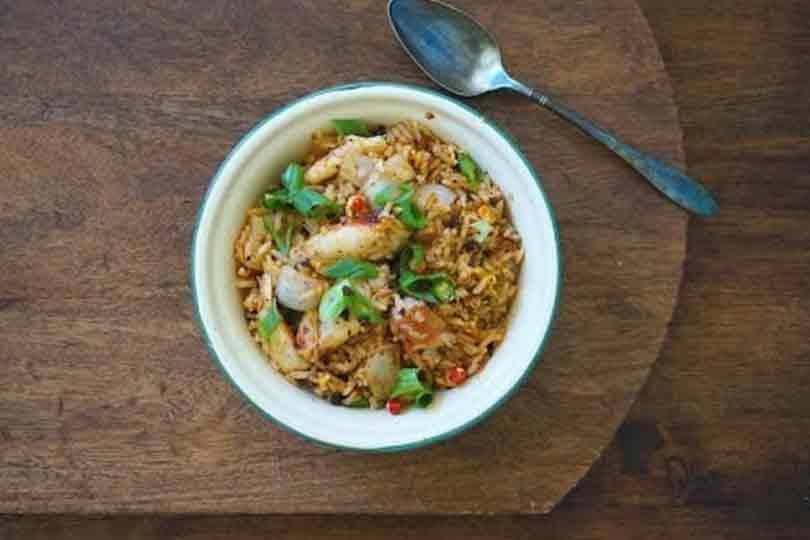 Rice with Crab finger