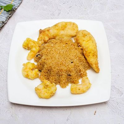 Rice With Fillet And Shrimp