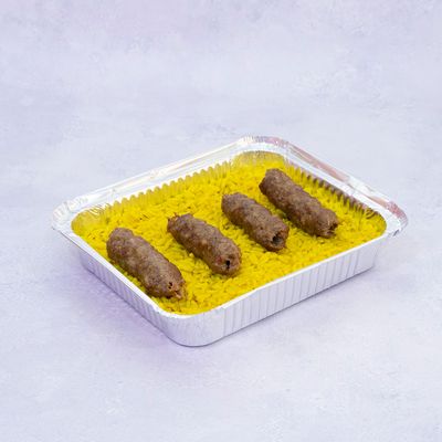 Rice with Mexican Grilled Kofta