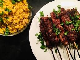 Rice with kofta meal