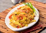 Rice With Fried Shrimp With El Bahrawy Mixture