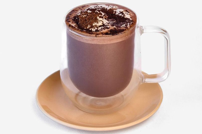Rich Salted Caramel Hot Chocolate