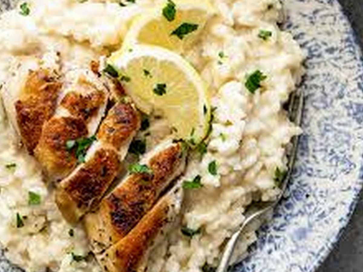 Lemon Chicken Risotto