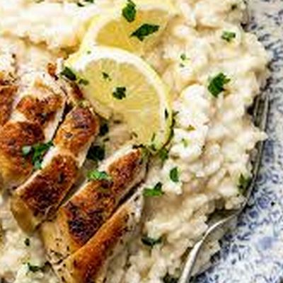 Lemon Chicken Risotto
