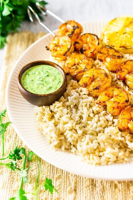 Rizo With Grilled Shrimp