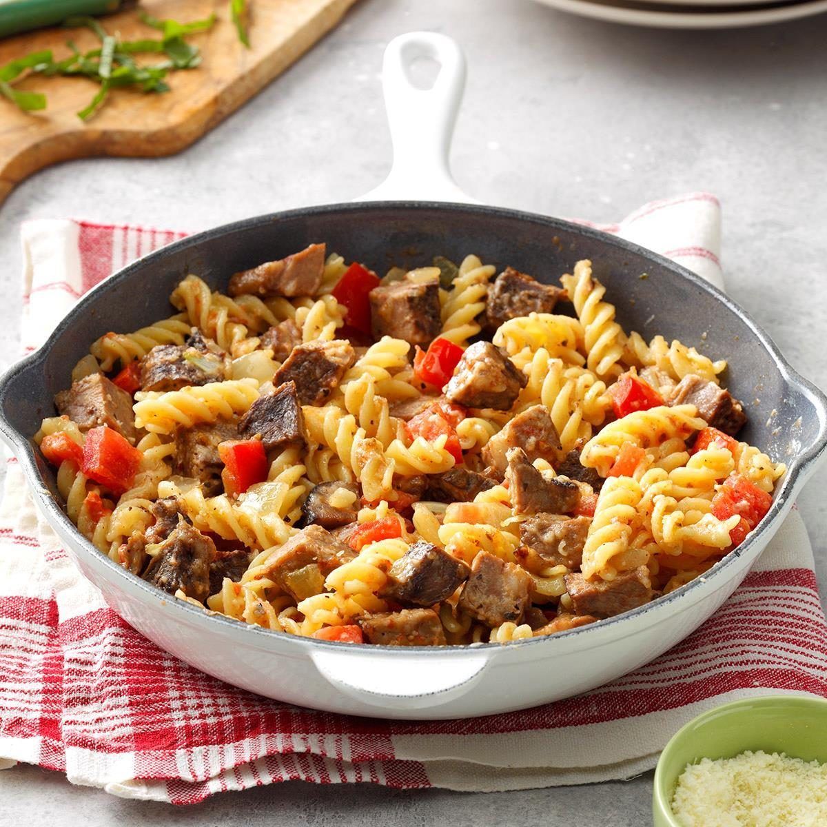 Alexandrian Sausage Pasta