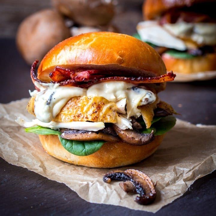 Mushroom Chicken Sandwich