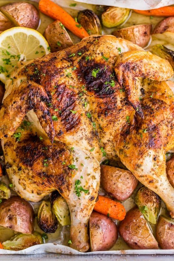 Half Chicken Meal With Vegetables