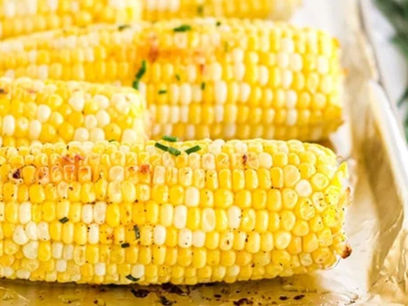 Roasted Corn With Oregano