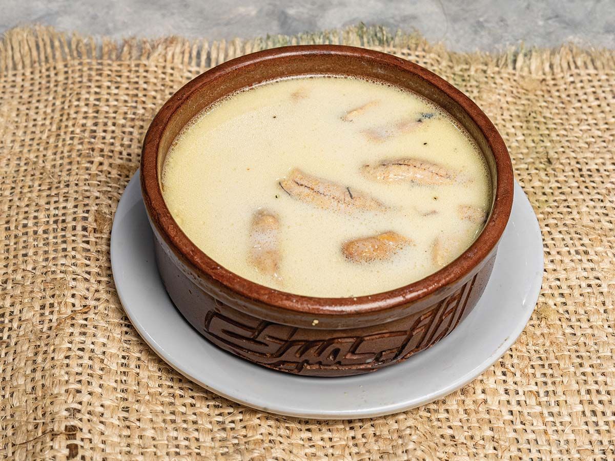 Roe And Shrimp Soup