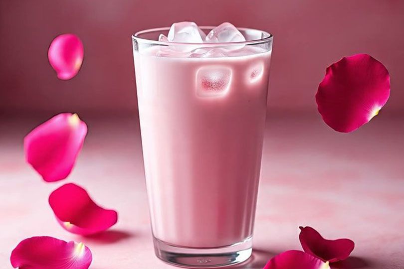 Rose Vanilla Milkshake