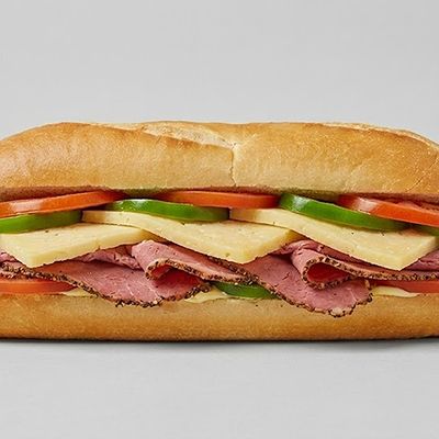 Roumi Cheese Pastrami Sandwich