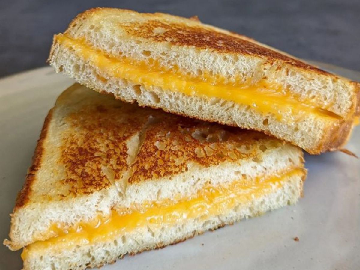 Roumi cheese sandwich