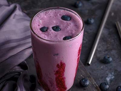 Blueberry Milkshake