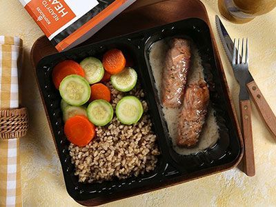 Salmon With Creamy Sauce Platter