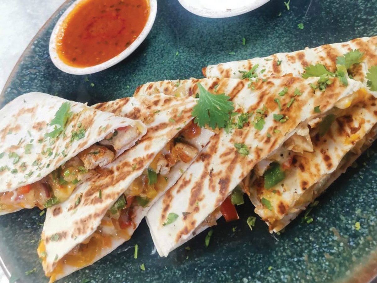 Chicken Quesadillas sandwich