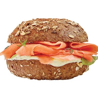 Sandwich Smoked Salmon Bagel
