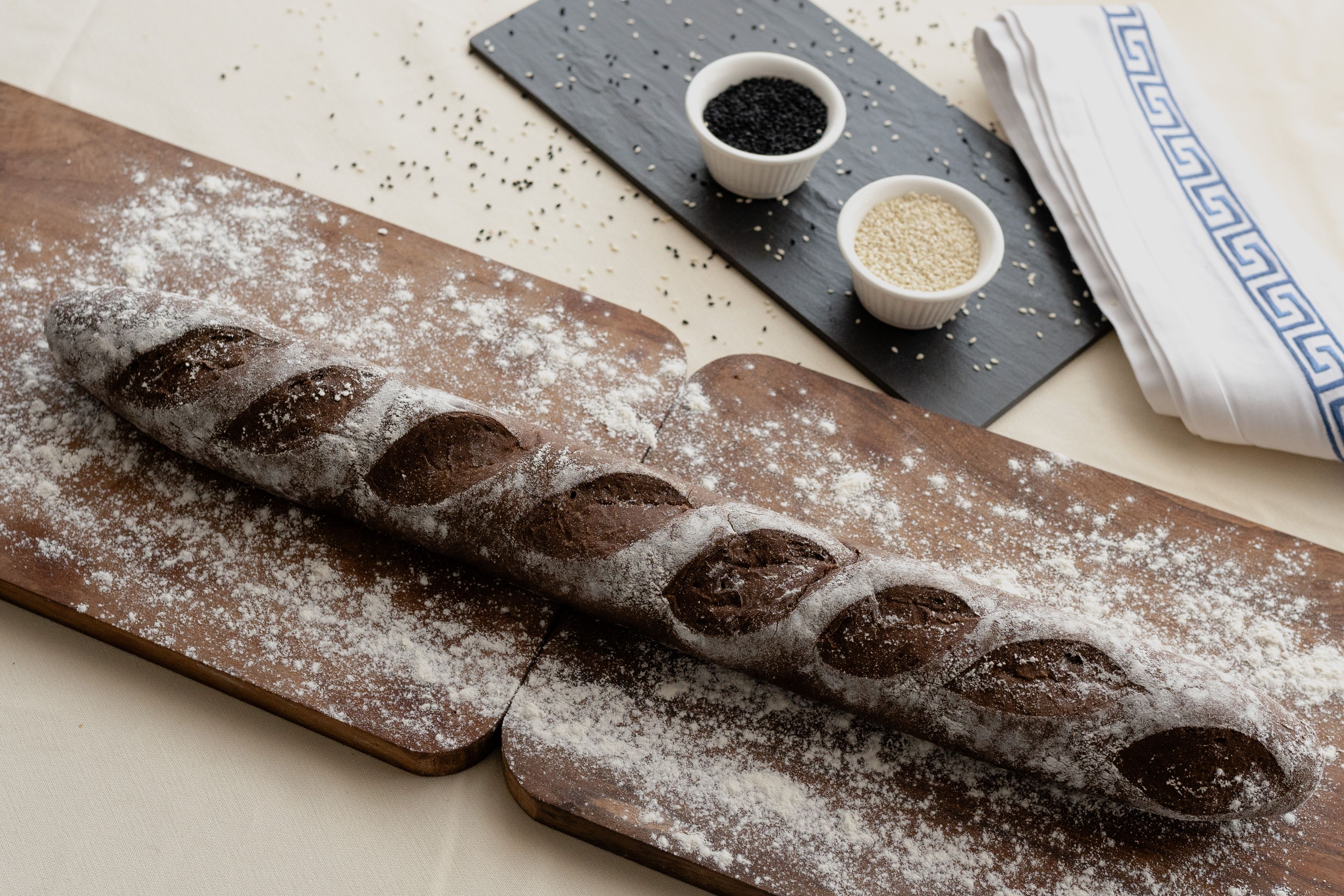 Brown French Baguette Bread