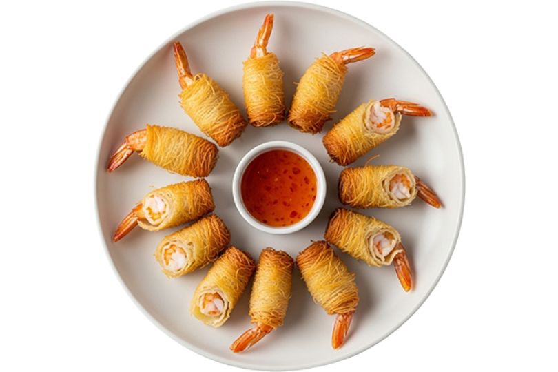 Shrimp Konafa 4 Pieces