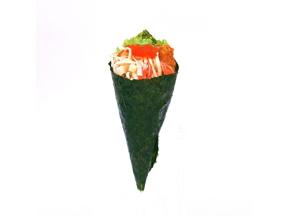 Shrimp Tempura & Crab Temaki