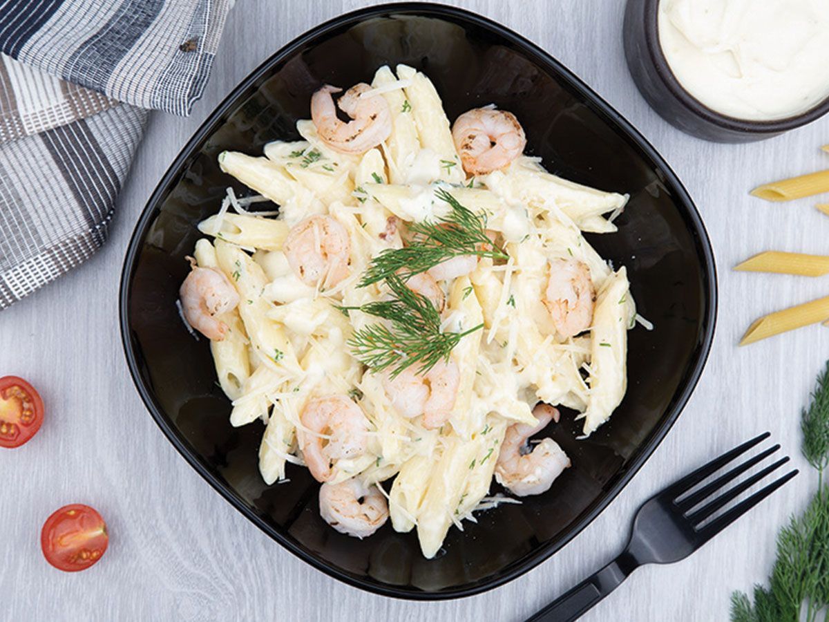SHRIMP WHITE PASTA