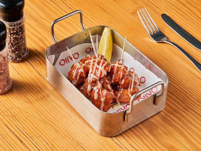 Spicy Toffee Chicken Crunchers