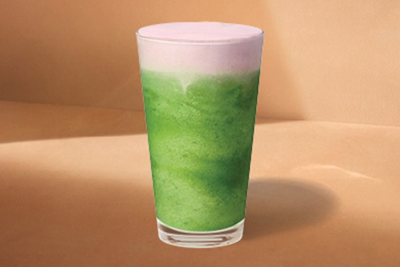Strawberry Matcha Cloud Frappuccino
