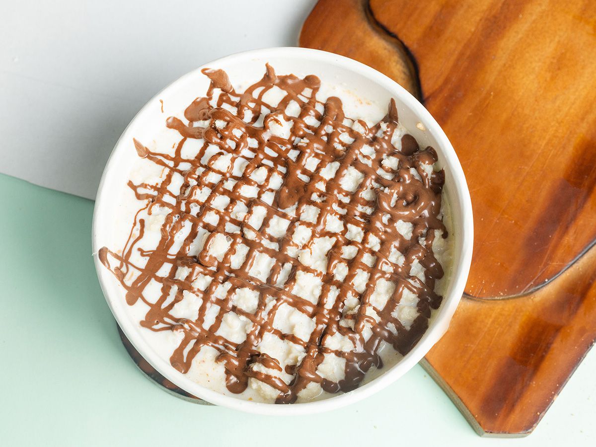 Couscous with nuts and Nutella