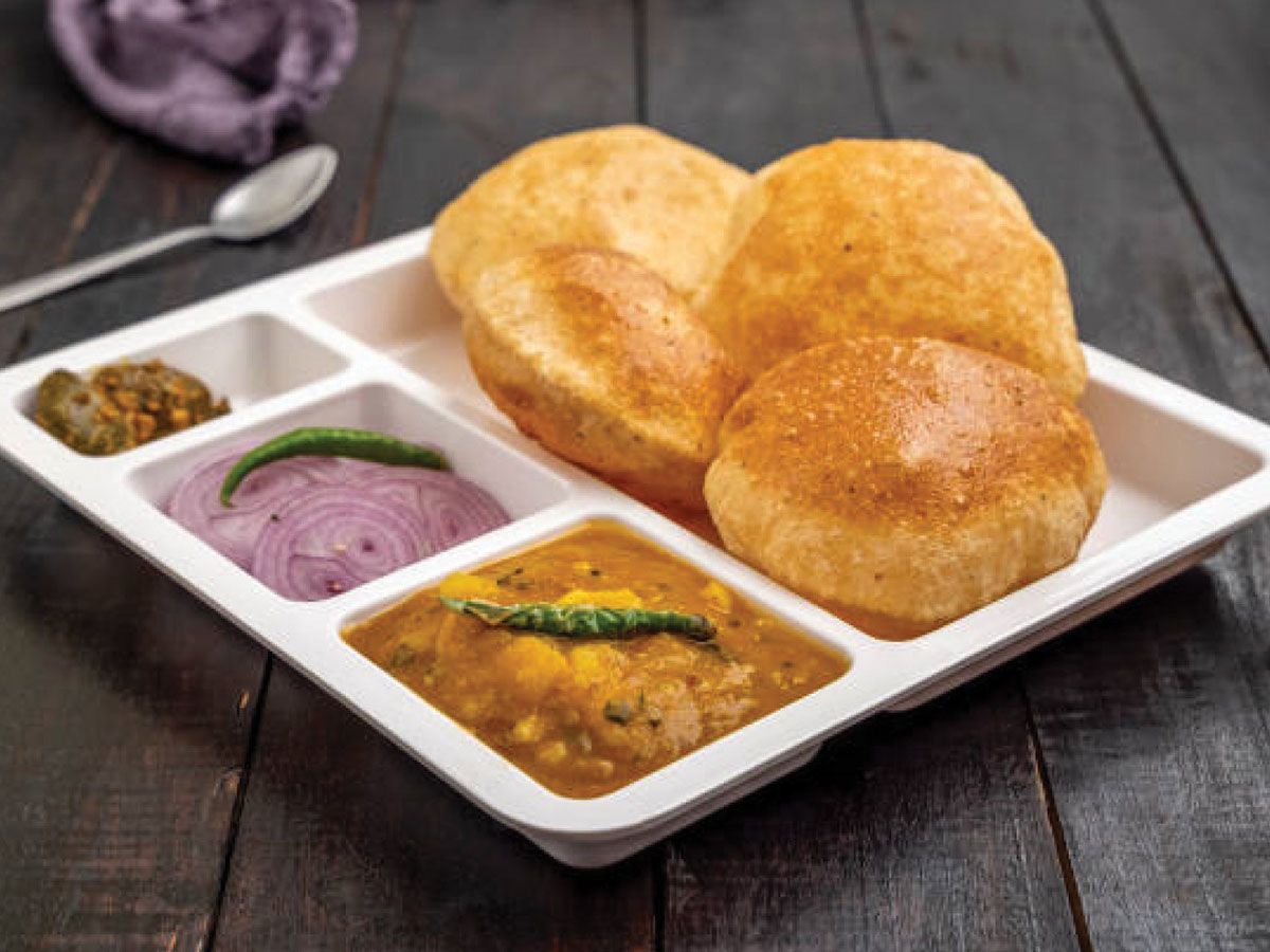 Sabzi with Puri 3 pieces