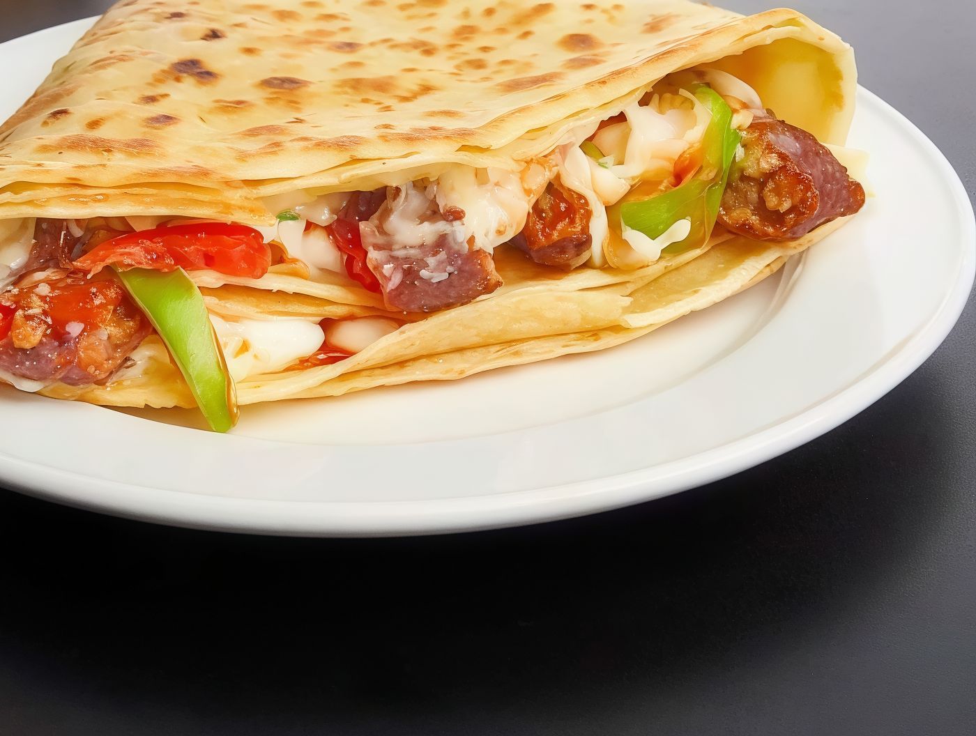 Salami crepe