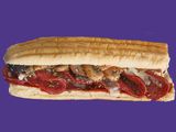 Salami Pizza Sandwich
