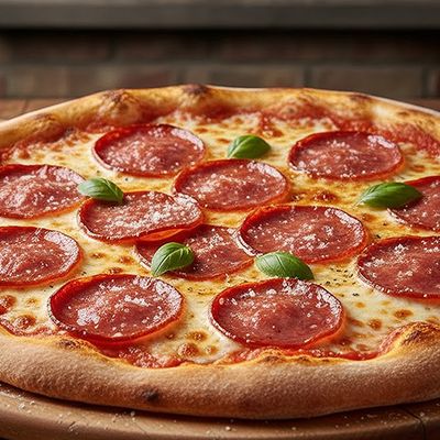 Salami Pizza