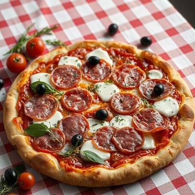 Salami Pizza