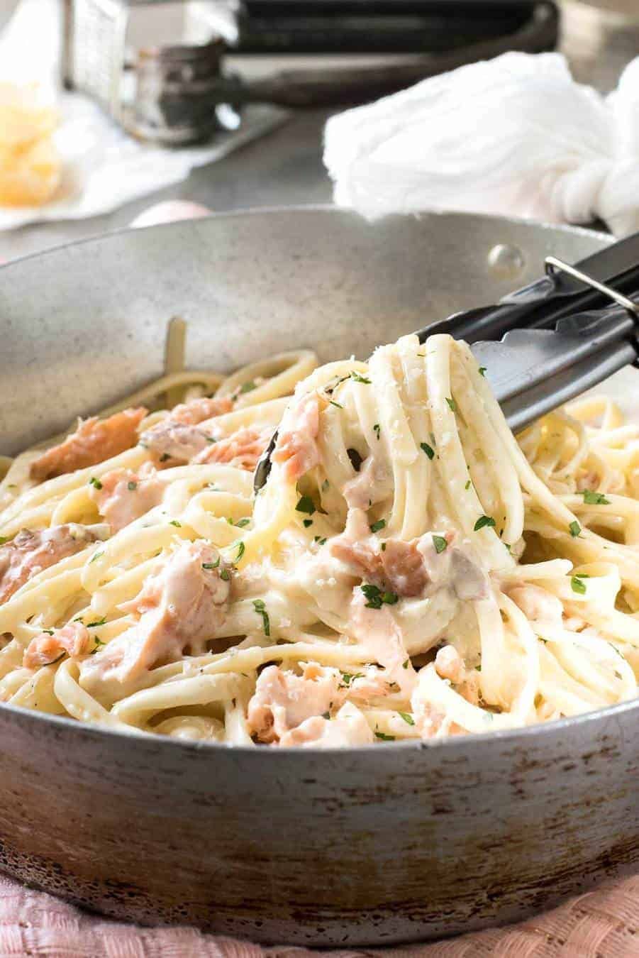 Alfredo With Caviar Pasta