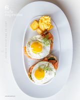 Salmon Fried Egg on Loaf