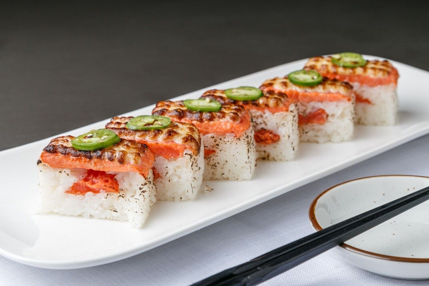 Salmon Oshi