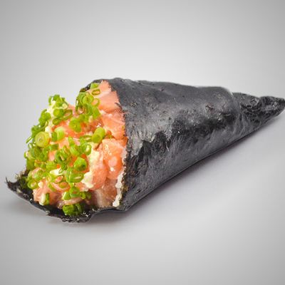 Salmon Tempura Temaki