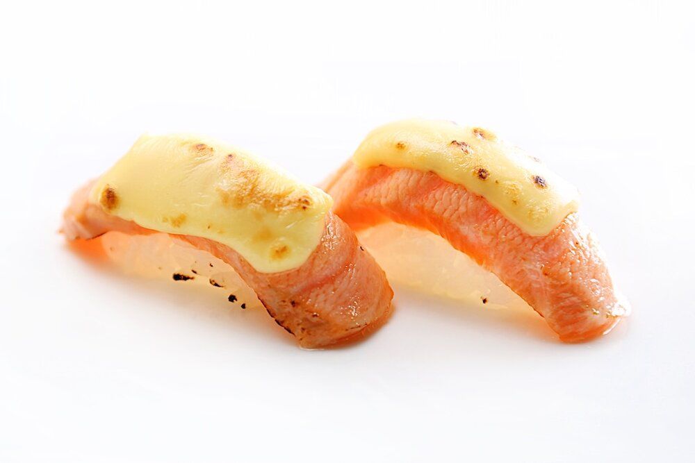 Cheddar Salmon Nigiri