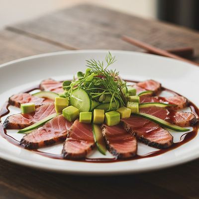 Salmon Tataki - Nigiri