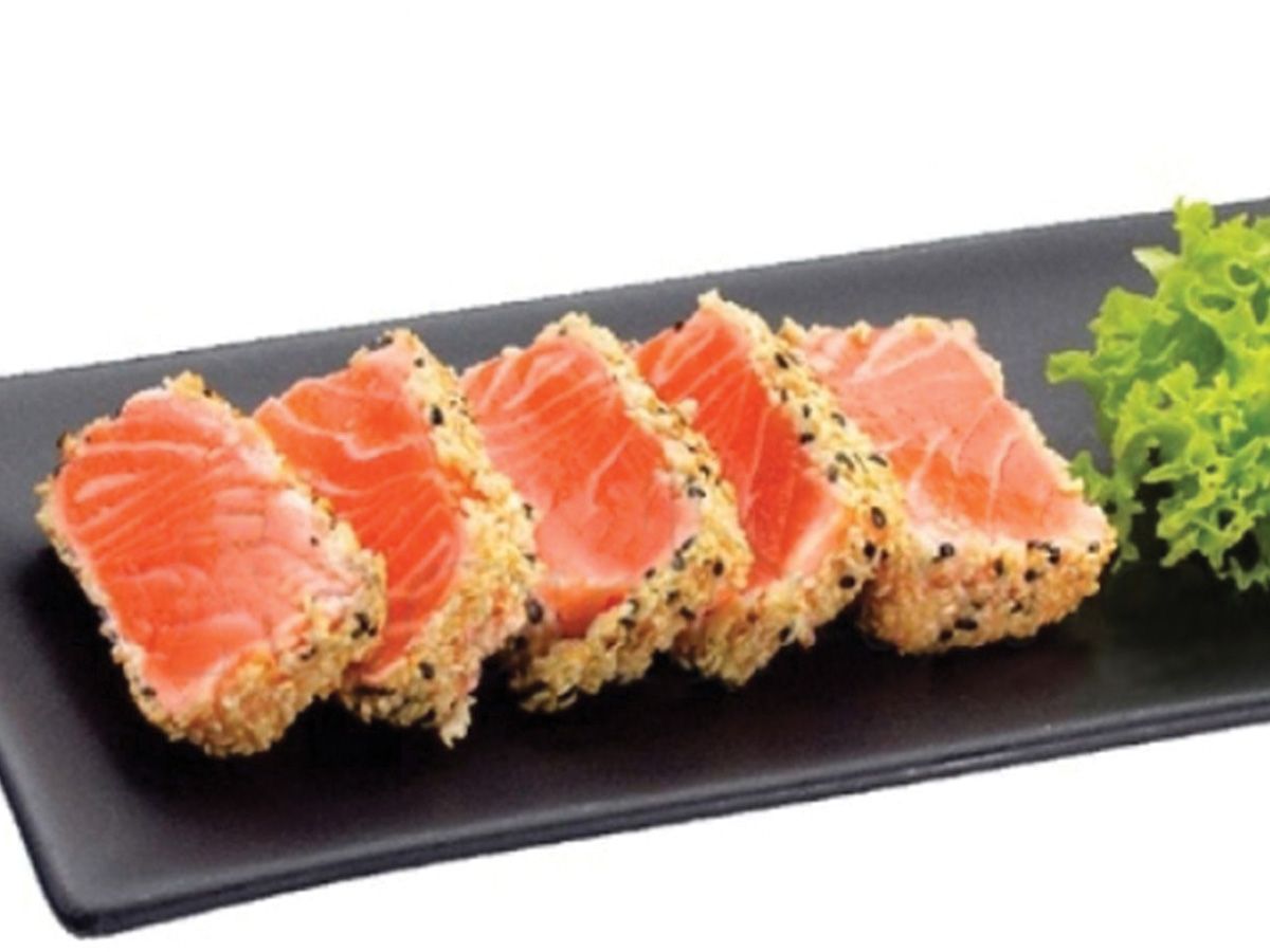Salmon tataki Sashimi 4 pcs