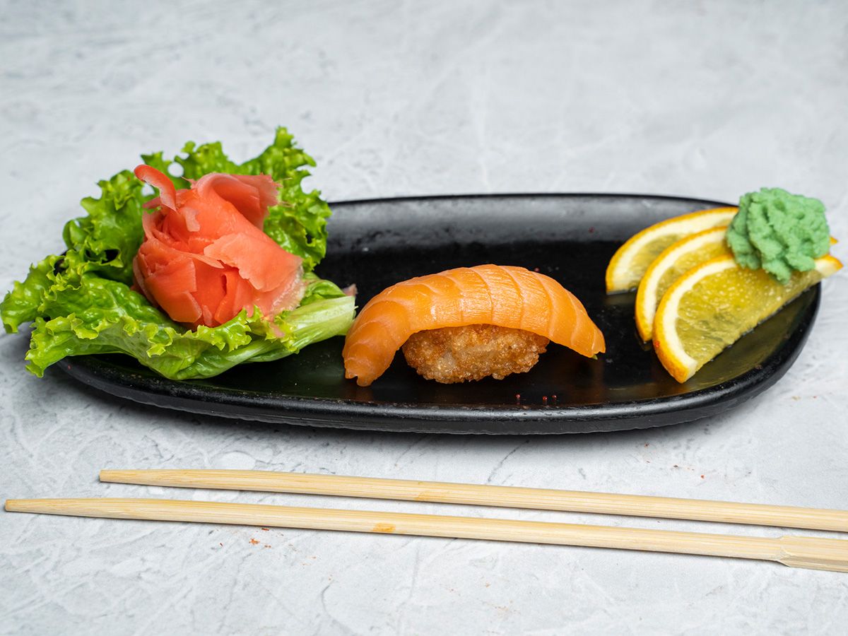 Salmon With Crispy Rice And Avocado