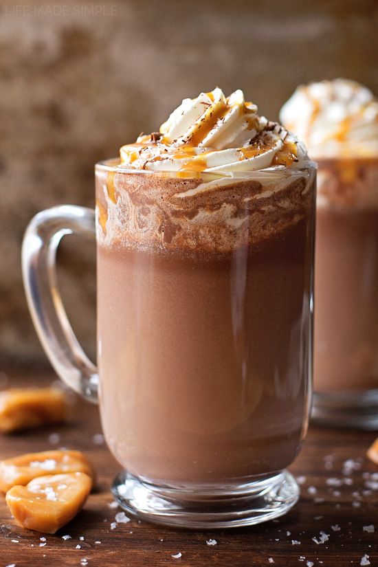 Hot Chocolate With Caramel