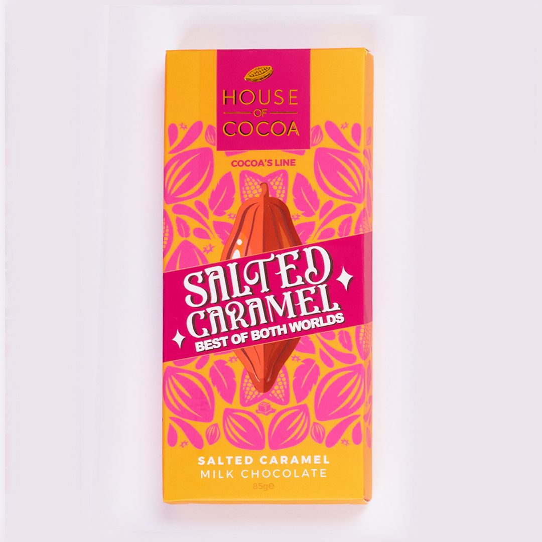 Salted Caramel Milk Chocolate Bar 85 Gm