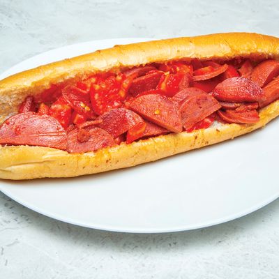 Smoked Oriental Sausage Sandwich